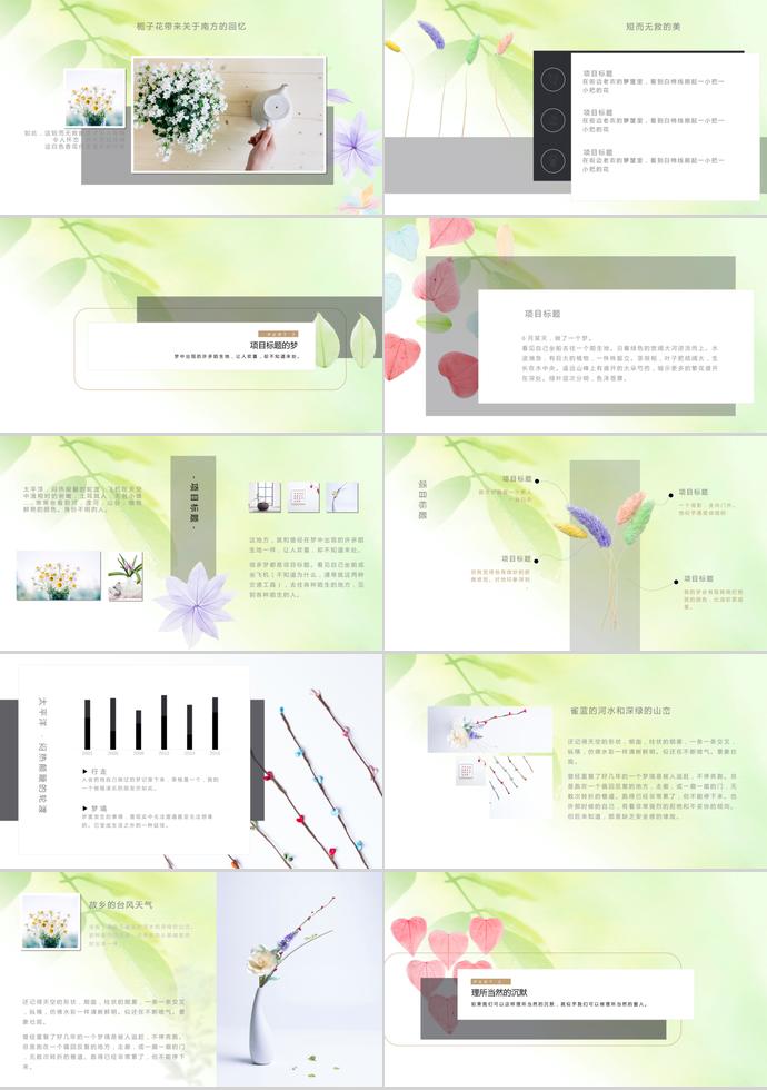 清新風(fēng)格教學(xué)課件PPT模板-1