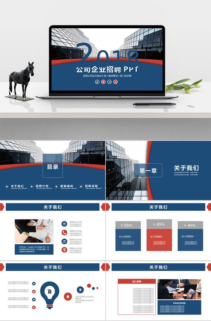 適用公司企業商業匯報融資策劃部門培訓的企業招聘模板分享