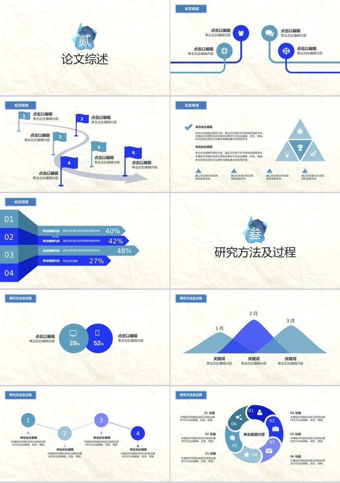 藍(lán)色水墨中國(guó)風(fēng)大學(xué)生畢業(yè)論文答辯模板-1