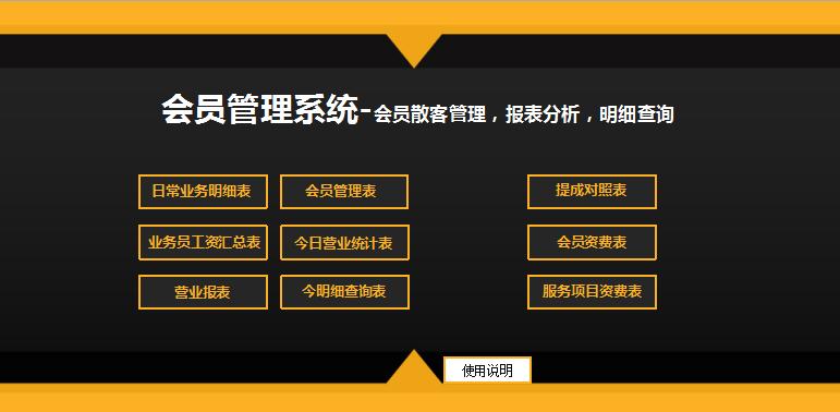 企業(yè)會(huì)員管理系統(tǒng)Excel表格模板