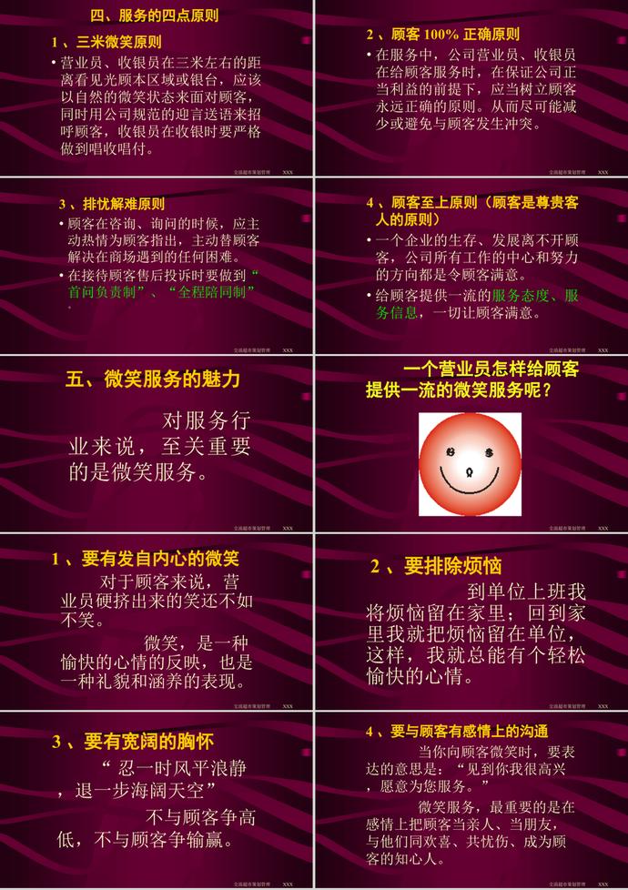 服務規范培訓教材PPT模板-2