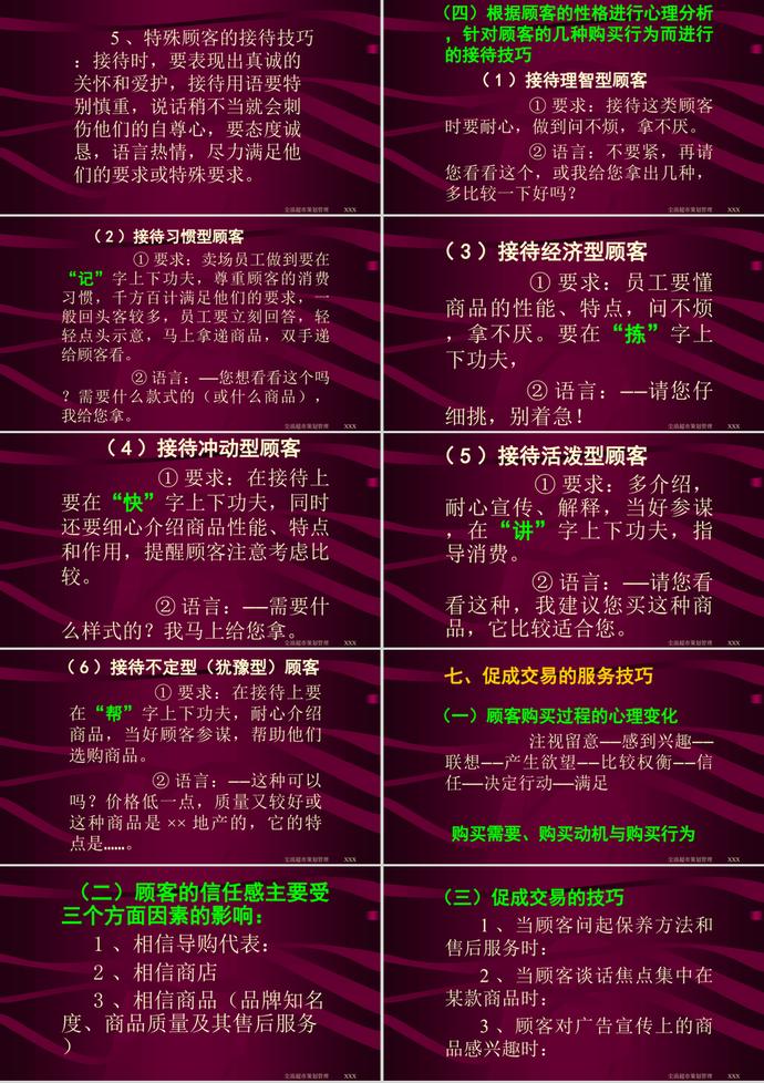 服務規范培訓教材PPT模板-7