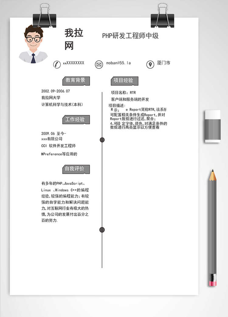 簡約PHP研發(fā)工程師中級